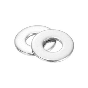uxcell 200Pcs #8 Flat Washer, 304 Stainless Steel 0.188" ID x 0.438" OD x 0.049" Thick for Bolt Screw, Factories Repair, Kitchens, Shops, and Outdoor Construction, Silver