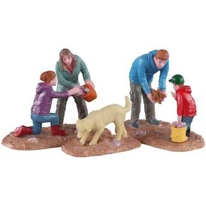 Lemax Looking for Seashells - 3 Piece Set