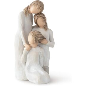 Willow Tree Our Healing Touch, The Comfort of just Being Together, Celebrates Sisters, and Friendships Among Women, Mothers and Daughters, Sculpted Hand-Painted Figure