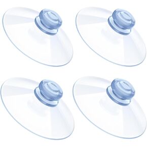 Suction Cups for Sponge Holder,Replacement Sponge Holder Suction,Kitchen Sink Caddy Suction Cup,Suction Cups for Sink Caddy,Suction No Drilling,Suction Kitchen Hooks Strong Suction-4 Packs