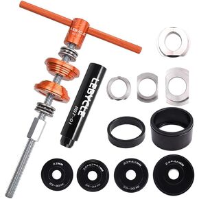 Bicycle Bearing Press Removal Tool，Bicycle Bearing Puller Install Tool, Bike Bottom Bracket Removal Tool Kit, Bicycle Bearing Press Kit BB73 BB86 BB30 BB91 BB92 PF30, MTB Road Bicycle Repair Tools