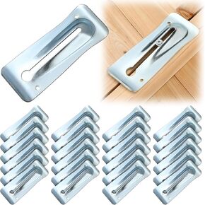 Gisafai 25 Pcs Galvanized Steel Snap Tie Wedge for Concrete Forms Tie Wedges Size 2-3/8" L x 6-1/8" W Compatible with Standard Heavy Duty Short Long End Snap Ties Suitable for Concrete Projects