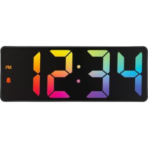 La Crosse Technology Equity 617-386 2" Gradient Digital Alarm Clock with Indoor Temperature