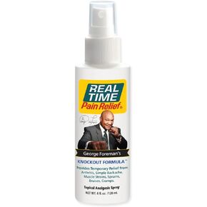 Real Time Pain Relief Knockout Formula - 4oz Spray | Advanced Blend with 24 Natural Ingredients | Relief for Muscle Pain, Arthritis, Cramps, and More | Includes Arnica, Turmeric, Magnesium Oil