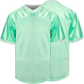 Blank Football Jerseys Mesh Athletic Football Shirt Practice Sports Uniform Black White Jersey