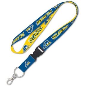 Delaware Fighin' Blue Hens Lanyard | Two Tone Style | Official Licensed Product