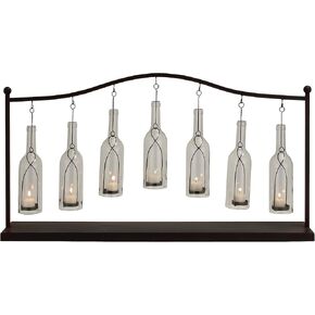 Deco 79 Metal Candle Lantern, 36" x 6" x 20", Black