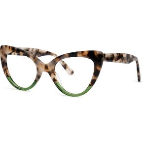 VOOGLAM Stylish Cat Eye Blue Light Blocking Glasses for Women Anti Eyestrain Dry Eyes Eyewear