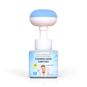 MOISTURIZNG ALCOHOL-FREE FOAMING HAND SANITIZER w/FLOWER PUMP TOP, Kills 99.9% Of Germs On Hands, Made in the USA