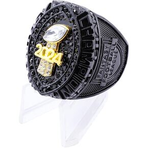2024 Fantasy Football Championship Trophy Ring Award Prize Sports Winner FFL Champion Ring
