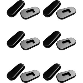 6 Pairs Nose Pads Covers, Slip-on Silicone Nose Pads Covers, Anti-slip Nose Bridge Pads for Eye Glasses Sunglasses