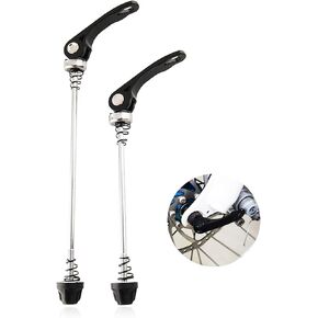 Mountain Road Bike Quick Release Skewer, Bike Wheel Hub Front and Rear Skewer (One Pair)