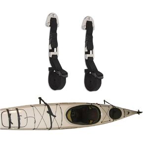 Suspenz Kayak Canoe Stand Up Paddle Board SUP Hanger, Strap Storage System, Black, 36" (40-4086)