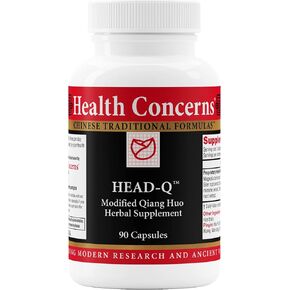 Health Concerns Head-Q - Herbal Supplement for Tension & Sinus Headache Support - 90 Capsules