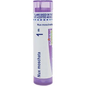 Boiron Nux Moschata 1M Md 80 Pellets for Abdominal Bloating accompanied by Constipation
