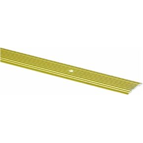 M-D Building Products 79012 Wide Fluted 1-1/4-Inch by 36-Inch Seam Binder, Satin Brass