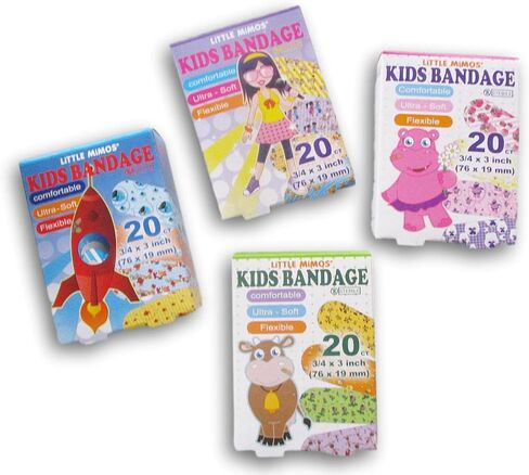 Kids' Adhesive Bandages Girls Boys - 4 Count in Saudi Arabia