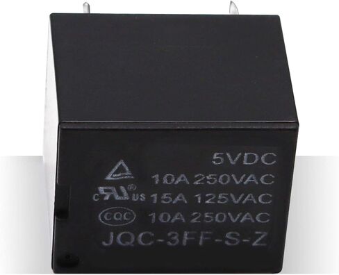 Tnisesm/6 قطعة تيار مستمر 5 فولت لفائف SPDT PCB التتابع 5 دبابيس مرحل الطاقة الصغيرة T73-5P-5V-BK in Kuwait