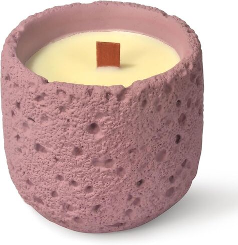 Scented Candle is Pastel Purple Cylindrical French Juniper and Lavender Flavor,16 Oz Soy Candles,Up to 30 Hours Burn Time,Aromatherapy Candle Make Crackling Wicks as They Burn,Give The Best Gift in Saudi Arabia