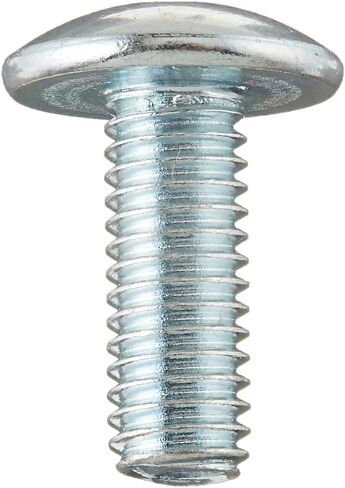 أجزاء صغيرة 589419 برغي آلة رأس تروس فولاذي، لمسة نهائية مطلية بالزنك، تلبي ASME B18.6.3، #2 فيليبس، #10-32 حجم الخيط، طول 1/2 بوصة، ملولبة بالكامل، مستوردة (عبوة من 100 قطعة) in Kuwait