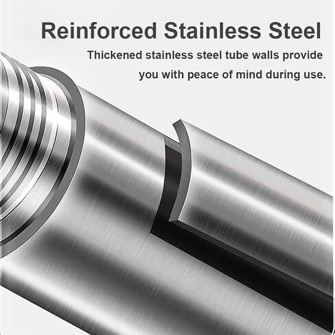 مكبس تصريف هواء المرحاض، مكبس هواء قوي بضغط 360 درجة، أداة إزالة انسداد الصرف مع مقياس البارومتر لأنابيب المطبخ المسدودة، الفولاذ المقاوم للصدأ (رمادي) in Kuwait