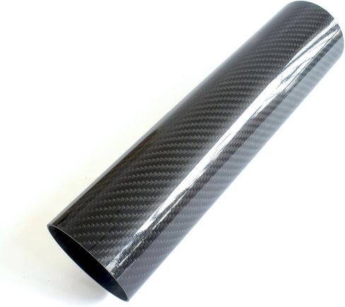 Real Carbon Fiber Hose Straight Carbon Fiber Pipe OD 3.5",Length 11.8",1.3mm Wall Thickness in Saudi Arabia