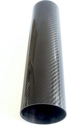 Real Carbon Fiber Hose Straight Carbon Fiber Pipe OD 3.5",Length 11.8",1.3mm Wall Thickness in Saudi Arabia