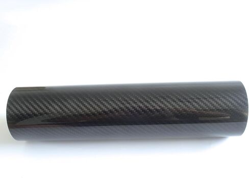 Real Carbon Fiber Hose Straight Carbon Fiber Pipe OD 3.5",Length 11.8",1.3mm Wall Thickness in Saudi Arabia