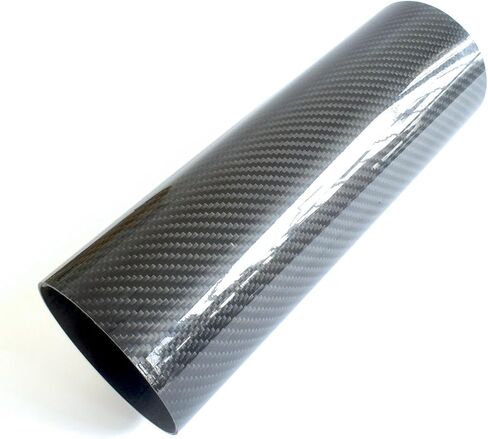 Real Carbon Fiber Hose Straight Carbon Fiber Pipe OD 3.5",Length 11.8",1.3mm Wall Thickness in Saudi Arabia