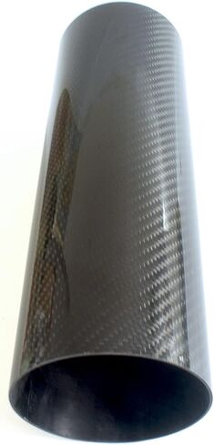 Real Carbon Fiber Hose Straight Carbon Fiber Pipe OD 3.5",Length 11.8",1.3mm Wall Thickness in Saudi Arabia