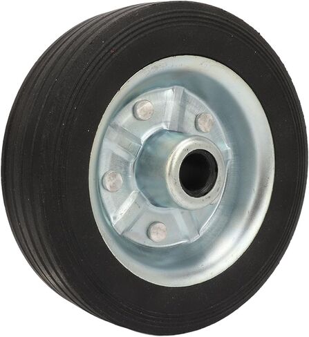 High Load Capacity 6 Inch Trailer Wheel, Stable Swivel Caster Wheels for Trailer Jack, Lawnmowers, Utility Carts - ABS Material - 1200 lbs Load Capacity (Rubber Clad Iron Wheel) in Saudi Arabia