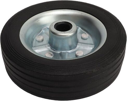 High Load Capacity 6 Inch Trailer Wheel, Stable Swivel Caster Wheels for Trailer Jack, Lawnmowers, Utility Carts - ABS Material - 1200 lbs Load Capacity (Rubber Clad Iron Wheel) in Saudi Arabia