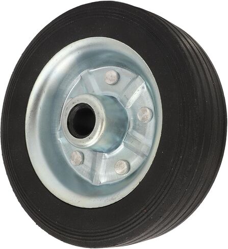 High Load Capacity 6 Inch Trailer Wheel, Stable Swivel Caster Wheels for Trailer Jack, Lawnmowers, Utility Carts - ABS Material - 1200 lbs Load Capacity (Rubber Clad Iron Wheel) in Saudi Arabia