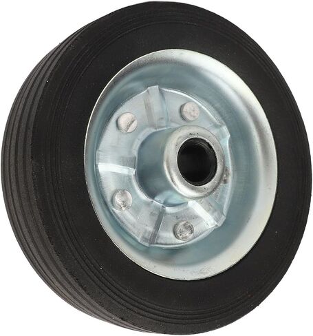 High Load Capacity 6 Inch Trailer Wheel, Stable Swivel Caster Wheels for Trailer Jack, Lawnmowers, Utility Carts - ABS Material - 1200 lbs Load Capacity (Rubber Clad Iron Wheel) in Saudi Arabia