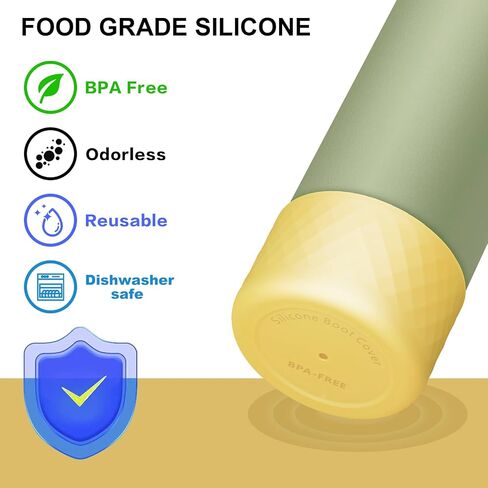 yoelike Silicone Boot for Owala Water Bottle 24 oz 32 oz 40 oz, Anti-Slip Protective Sleeve for FreeSip/Twist/Flip, Bottom Bumper Cover for Watter Bottle Accessories in Saudi Arabia