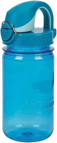 زجاجة مياه Nalgene Sustain Tritan خالية من مادة BPA للأطفال مصنوعة من مواد مشتقة من 50% من النفايات البلاستيكية، مانعة للتسرب، متينة، خالية من BPA، صديقة للحلقة، قابلة لإعادة الاستخدام، 12 أونصة in Saudi Arabia