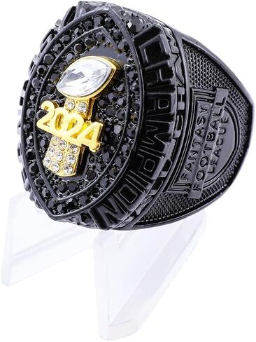 جائزة 2024 Fantasy Football Championship Trophy Ring Award الفائز الرياضي FFL Champion Ring in Kuwait