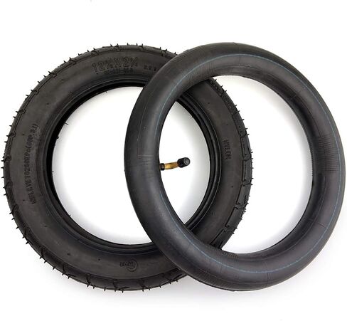 12 Inch Tire for Bicycle Wheel 12 1/2 x 2 1/4 Tyre and Tube for Small Electric Bike Wheel Diameter 30cm in Kuwait