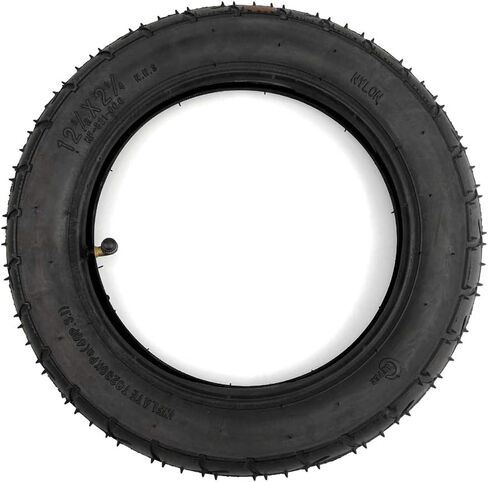 12 Inch Tire for Bicycle Wheel 12 1/2 x 2 1/4 Tyre and Tube for Small Electric Bike Wheel Diameter 30cm in Kuwait