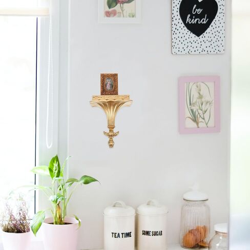 Garneck Wall Hanging Living Room Decorations Shelfs Storage Shelves European Floating Shelf Storage Holder Sundries Holder Living Room Storage Rack Hanging Board Sofa Wall Mount Resin in Saudi Arabia
