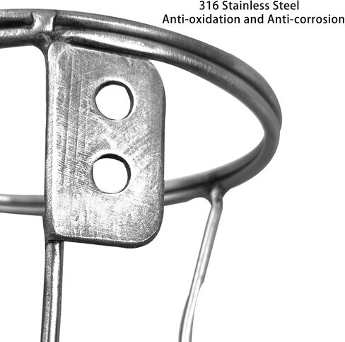 Stainless Bike Cup Holder -Handmade Bicycle Cup Holder for Any Bikes Handlebar Diameter of 22.2mm - Handlebar Cup Hold for Christmas,Birthday,Father's Day, Bike Accessories in Saudi Arabia