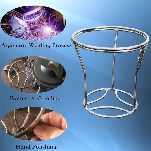 Stainless Bike Cup Holder -Handmade Bicycle Cup Holder for Any Bikes Handlebar Diameter of 22.2mm - Handlebar Cup Hold for Christmas,Birthday,Father's Day, Bike Accessories in Saudi Arabia