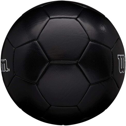 WILSON Traditional Soccer Ball - Size 4, Black/Royal in Saudi Arabia