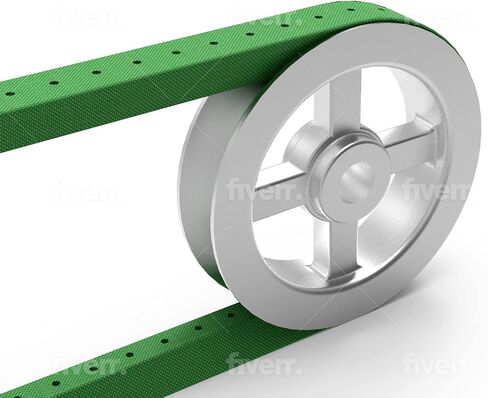 Rockwood Pulley Adjustable V Belt (Size M (0.256 Inch, 10 Ft) in Saudi Arabia