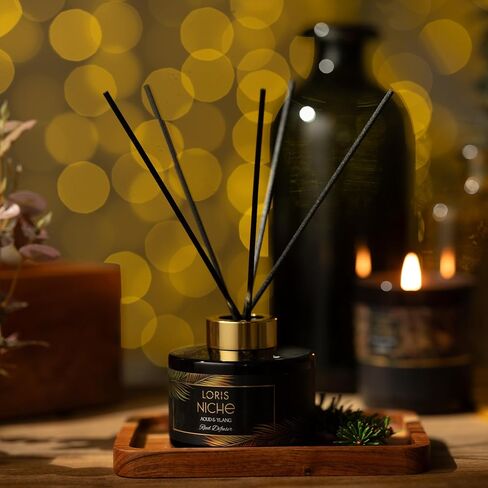 LORIS Niche Reed Diffuser, Home Fragrance, Odor Eliminator, Reed Diffusers for Home, Scent Diffuser, Room Decor, Smell Good for Home, Long Lasting 150ml/5,07fl oz (Aromatic Cinnamon) in Saudi Arabia