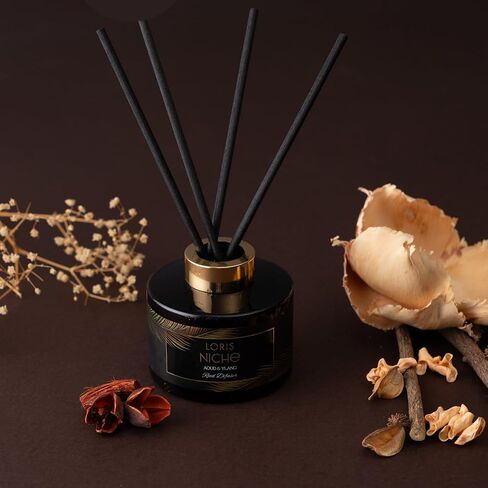 LORIS Niche Reed Diffuser, Home Fragrance, Odor Eliminator, Reed Diffusers for Home, Scent Diffuser, Room Decor, Smell Good for Home, Long Lasting 150ml/5,07fl oz (Aromatic Cinnamon) in Saudi Arabia