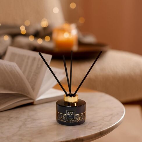 LORIS Niche Reed Diffuser, Home Fragrance, Odor Eliminator, Reed Diffusers for Home, Scent Diffuser, Room Decor, Smell Good for Home, Long Lasting 150ml/5,07fl oz (Aromatic Cinnamon) in Saudi Arabia
