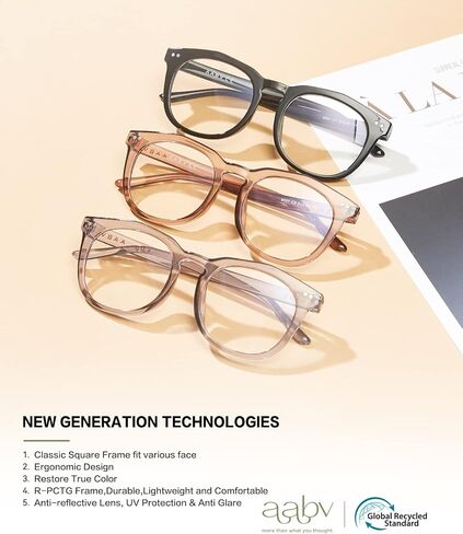 3 Pack Blue Light Blocking Glasses Round Anti Eyestrain Blue Light Filter Computer Gaming Glasses for Women Men in Saudi Arabia