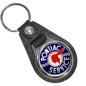 Brotherhood Pontiac Chief Authorized Approved Service Insignia Vintage Style Round Keychain Key Holder Key Ring for Men Heavy Duty Car Keyring for Men and Women in Kuwait