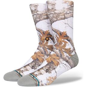 Stance Edge Crew Socks, White